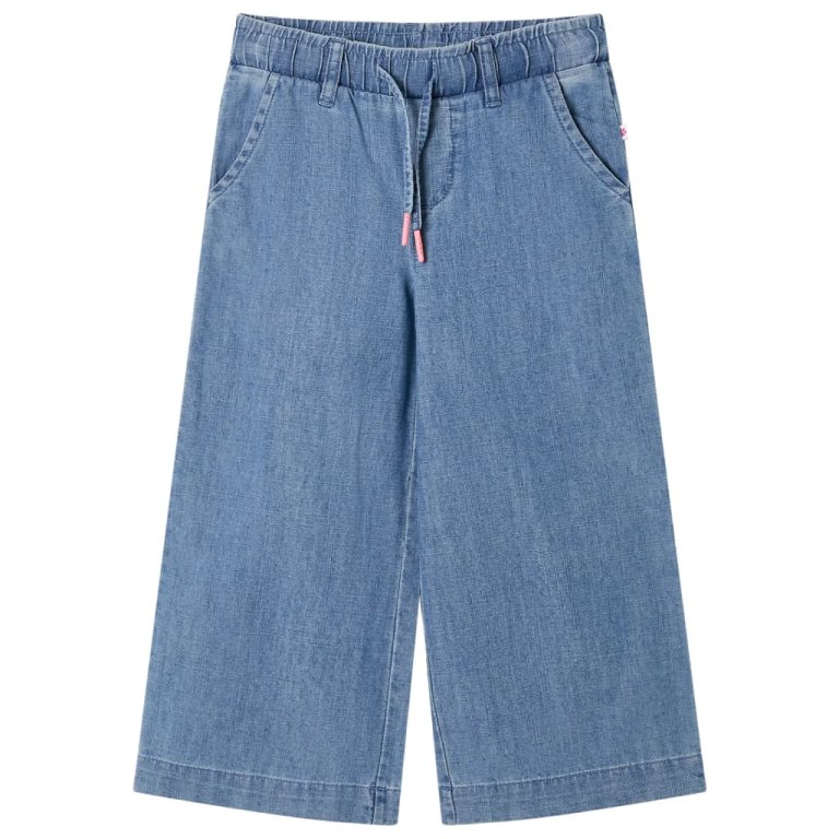 Pantaloni pentru copii, albastru denim, 104