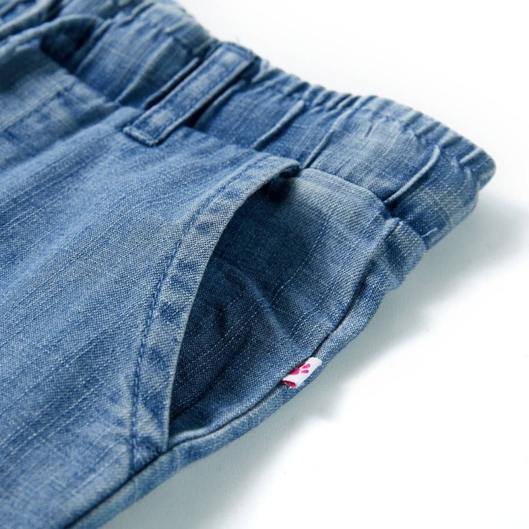 Pantaloni pentru copii, albastru denim, 104