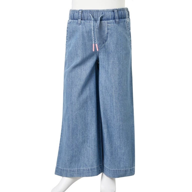 Pantaloni pentru copii, albastru denim, 104