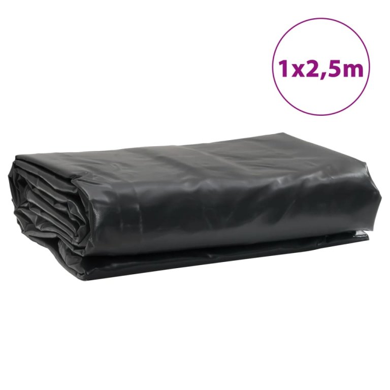 Prelată, antracit, 1x2,5 m, 650 g/m²