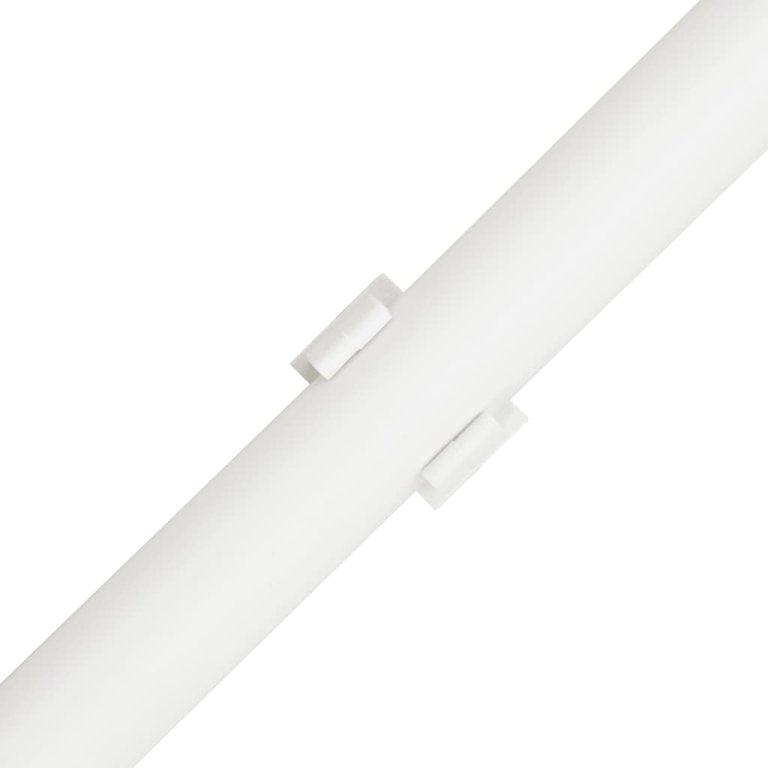 Șine de cabluri cu cleme, Ø20 mm, 10 m, PVC