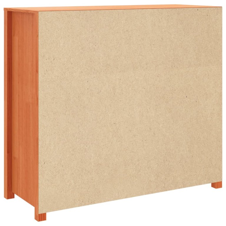 Dulap lateral, maro ceruit, 100x40x90 cm, lemn masiv de pin