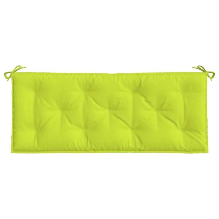 Pernă bancă de grădină verde aprins, 120x50x7 cm, textil oxford