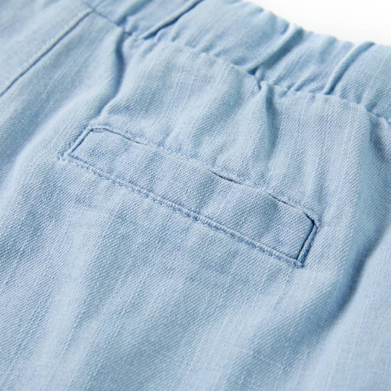 Pantaloni scurți pentru copii, albastru denim pal, 104