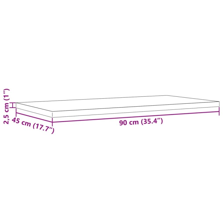 Blaturi masă 4 buc. 90x45x2,5 cm dreptunghiulare lemn masiv pin