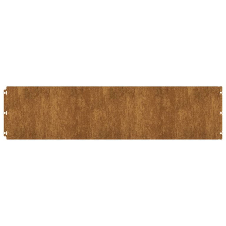 Borduri de gazon 10 buc. 25x103 cm oțel Corten flexibil