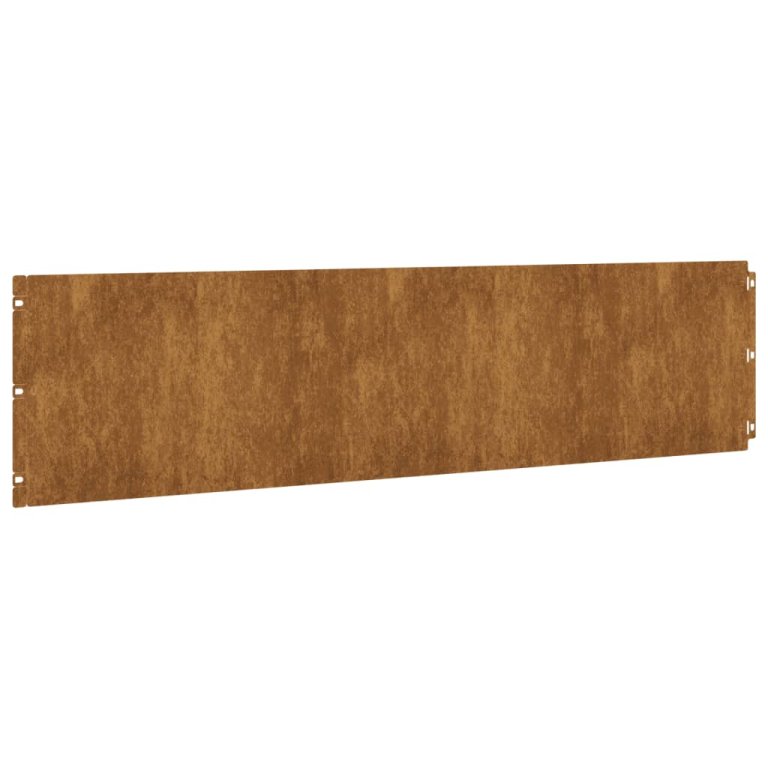 Borduri de gazon 10 buc. 25x103 cm oțel Corten flexibil