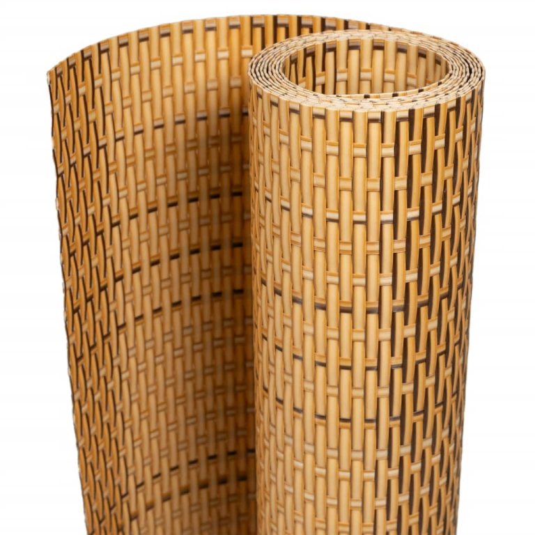 Paravan Balcon Maro Deschis 1000x100 cm Poly Rattan