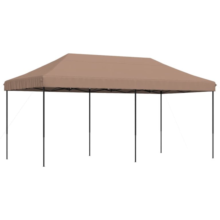 Cort de petrecere pliabil Pop-Up, 580x292x315 cm, maro