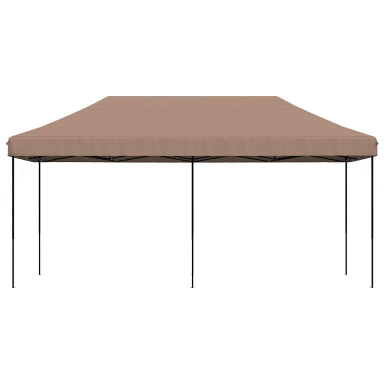 Cort de petrecere pliabil Pop-Up, 580x292x315 cm, maro