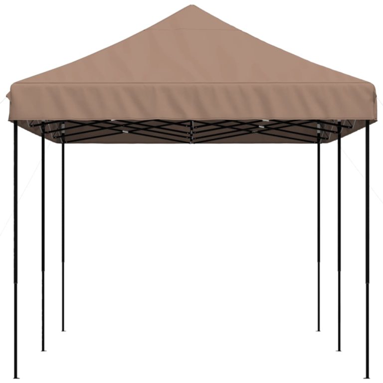 Cort de petrecere pliabil Pop-Up, 580x292x315 cm, maro