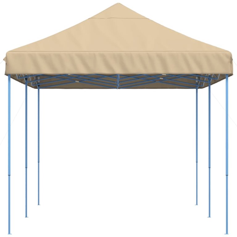 Cort de petrecere pliabil Pop-Up, 580x292x315 cm, bej