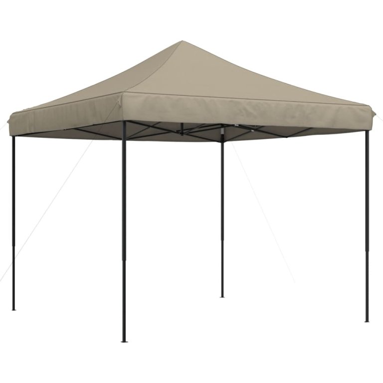 Cort de petrecere pliabil Pop-Up, taupe, 292x292x315 cm