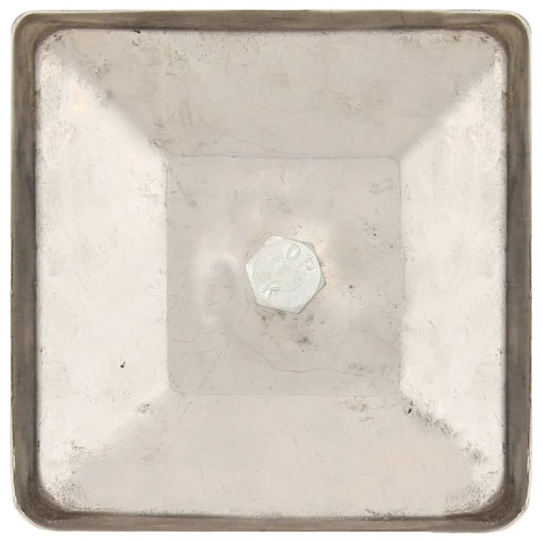 Capace stâlpi tip glob, 6 buc., 71 x 71 mm, oțel inoxidabil