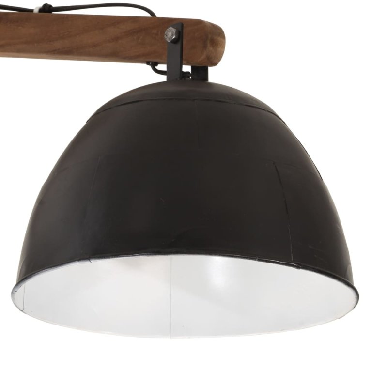 Lampă de tavan 25 W, negru, 105x30x65-108 cm, E27