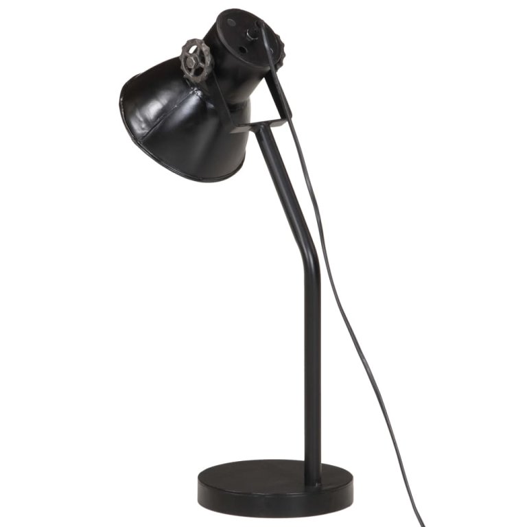 Lampă de birou 25 W, negru, 17x17x60 cm, E27