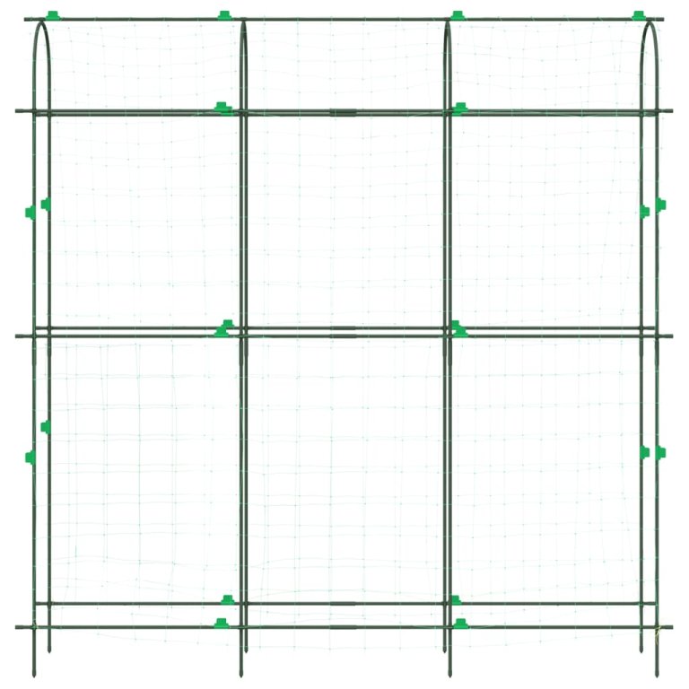 Spalier grădină plante cățărătoare cadru U 181x31x182,5 cm oțel