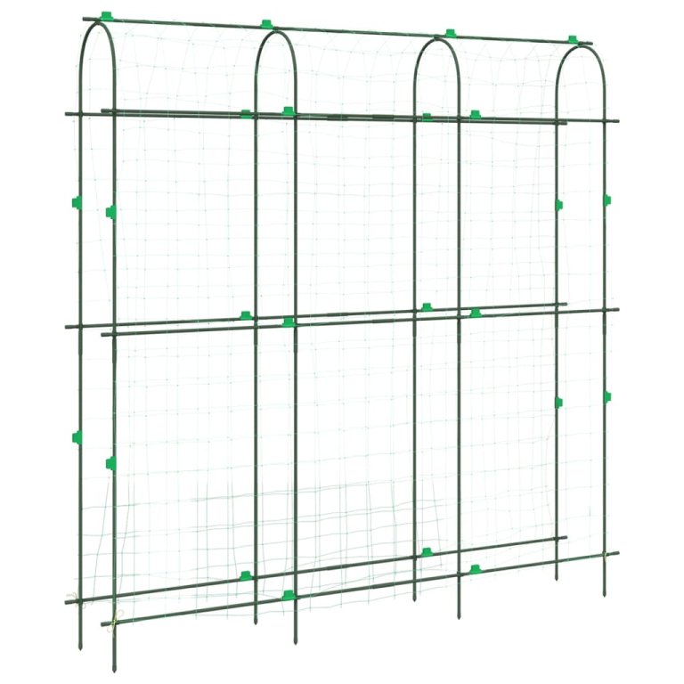 Spalier grădină plante cățărătoare cadru U 181x31x182,5 cm oțel