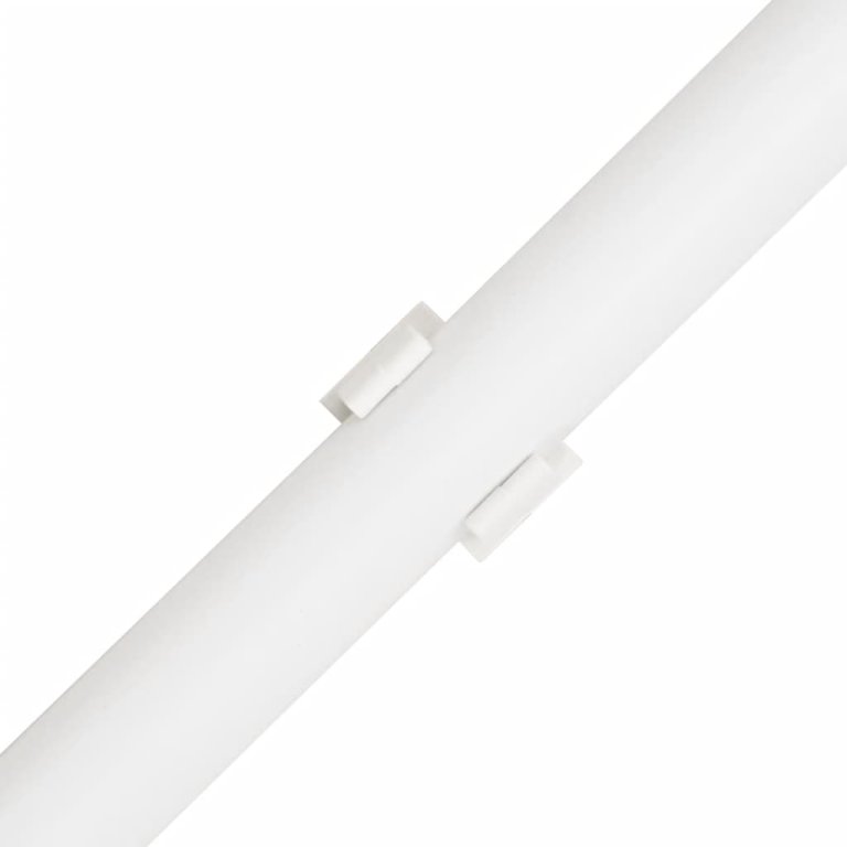 Șine de cabluri cu cleme, Ø25 mm, 10 m, PVC