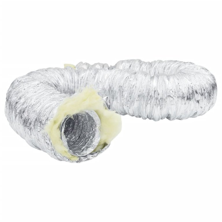 Conductă de ventilație izolată, 6 m, Ø15 cm, aluminiu