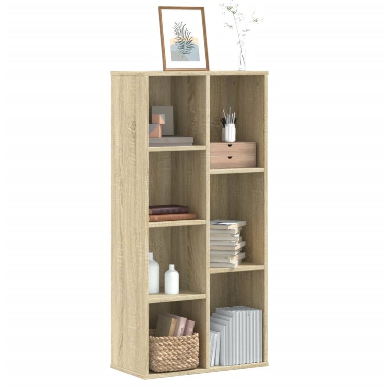 Bibliotecă, stejar sonoma, 50x25x105 cm, lemn prelucrat