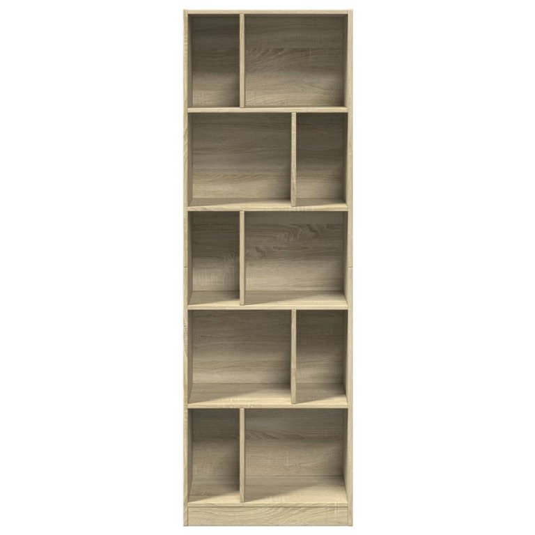 Bibliotecă, stejar sonoma, 57x28,5x174 cm, lemn prelucrat