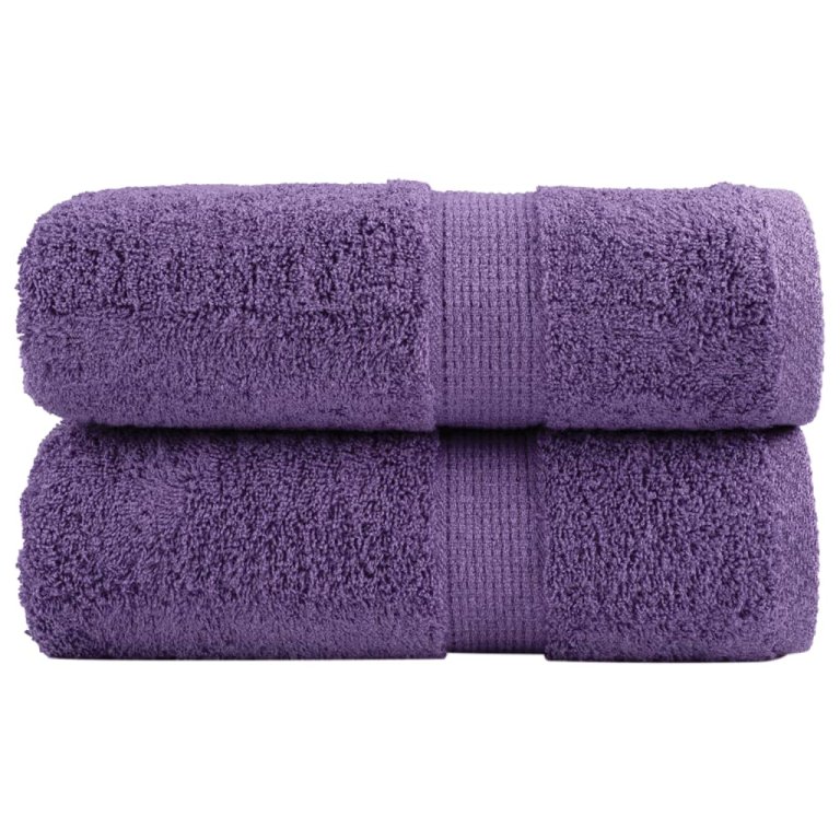 Prosoape oaspeți premium SOLUND 2 buc violet 30x50 cm 600 gsm