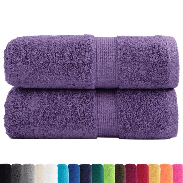 Prosoape oaspeți premium SOLUND 2 buc violet 30x50 cm 600 gsm