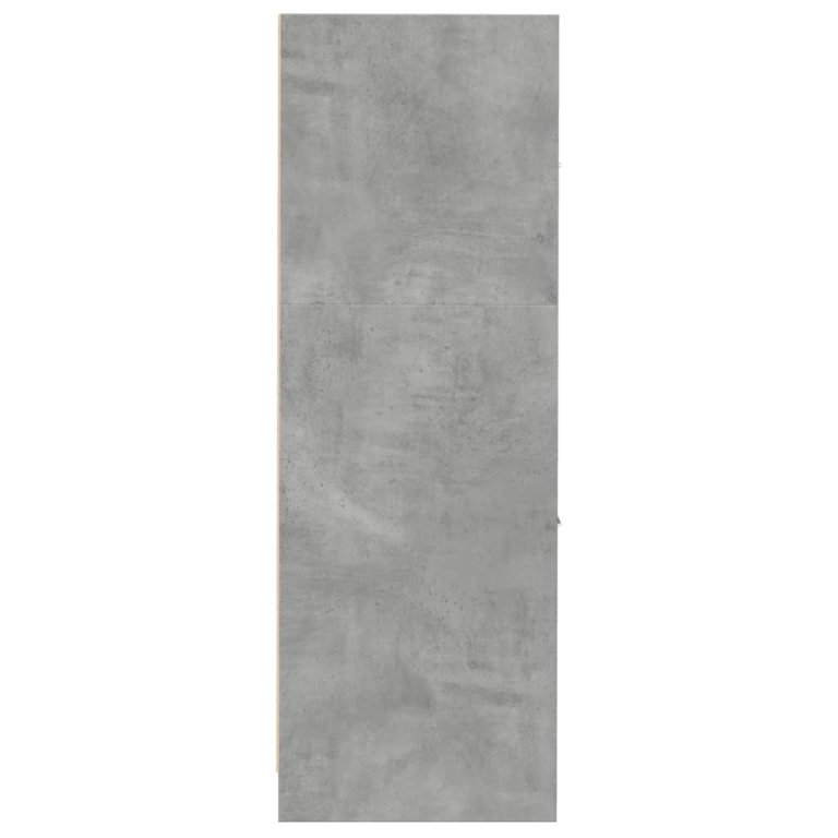 Dulap de farmacie, gri beton, 30x41x118 cm, lemn prelucrat