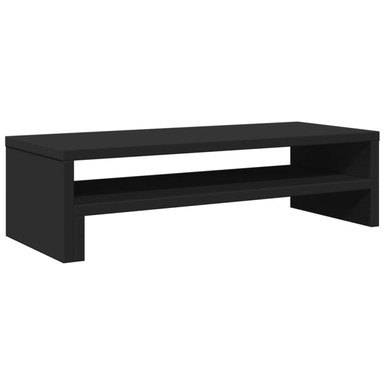 Suport de monitor, negru, 54x22x15 cm, lemn prelucrat