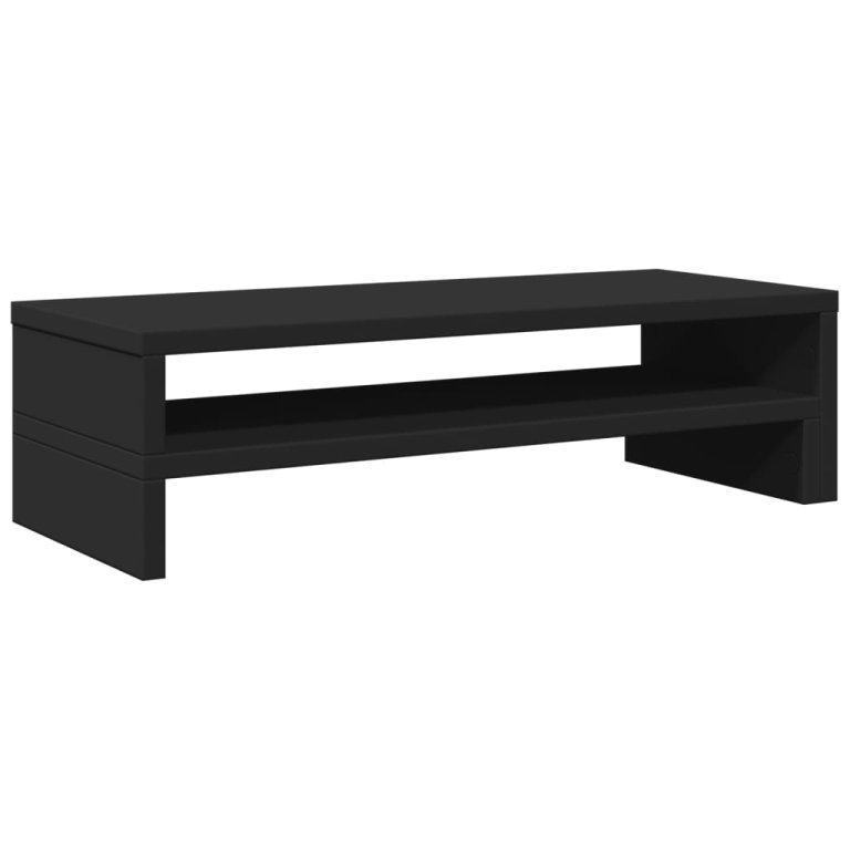 Suport de monitor, negru, 54x22x15 cm, lemn prelucrat