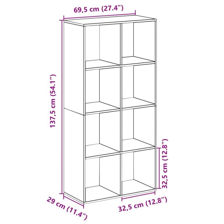 Bibliotecă/separator cameră negru 69,5x29x137,5 cm lemn