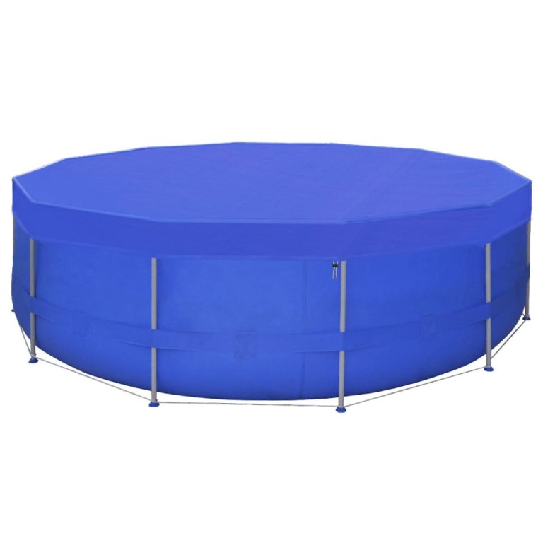 Prelată piscină PE rotundă 540 cm 90 g/m²