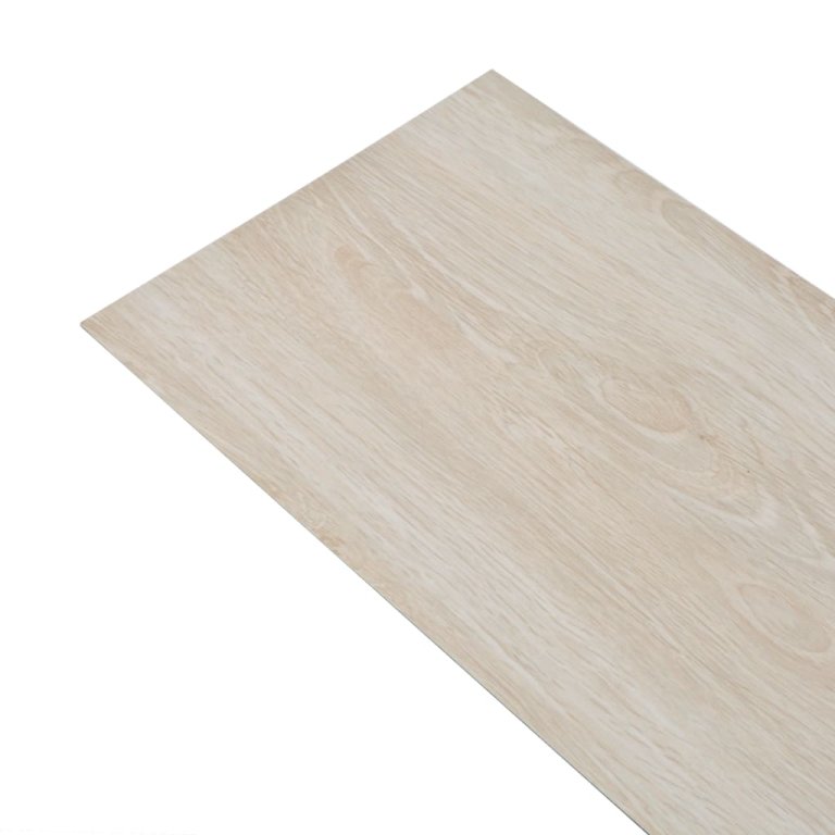 Plăci de pardoseală, stejar alb clasic, 5,26 m², 2 mm, PVC