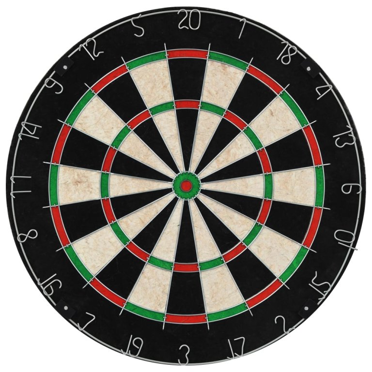 Placă de darts profesională din sisal, cu 6 săgeți și bordură