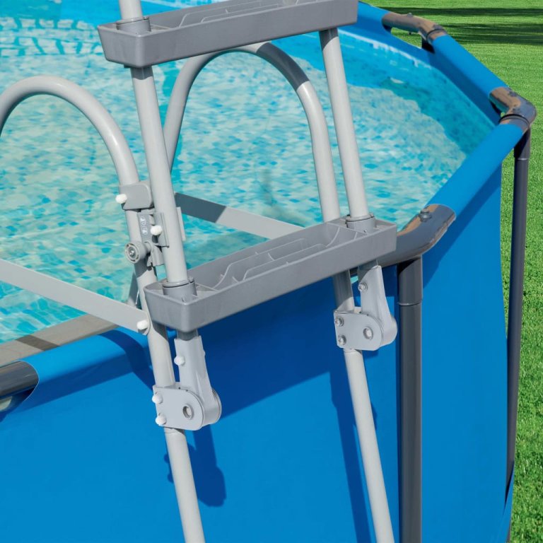 Bestway Scară de siguranță piscină cu 4 trepte Flowclear 122 cm, 58331