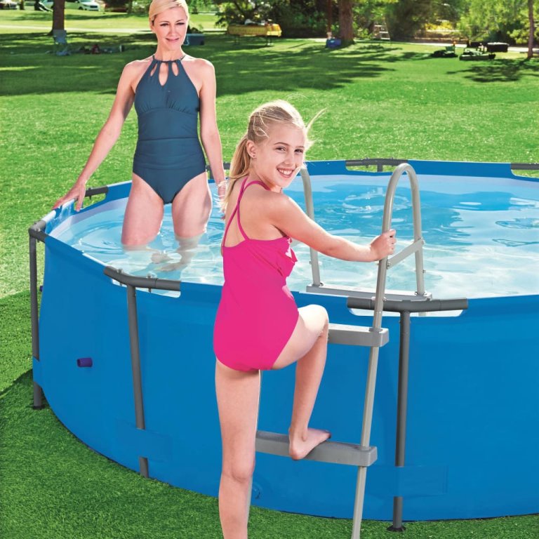 Bestway Scară piscină cu 2 trepte, 84 cm, 58430