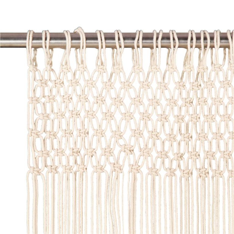 Perdea macrame, 140 x 240 cm, bumbac