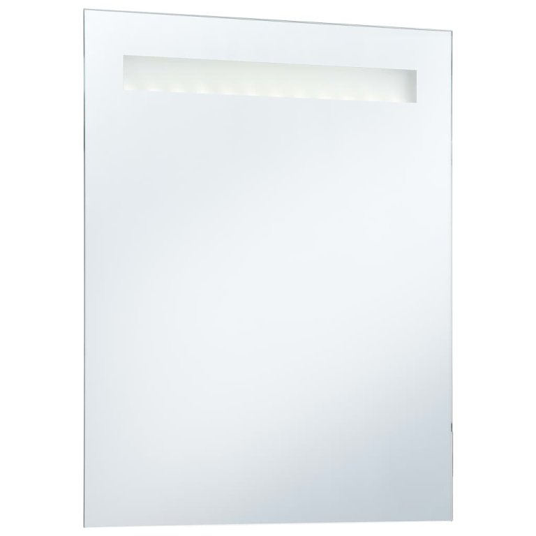 Oglindă cu LED de perete pentru baie, 50 x 60 cm