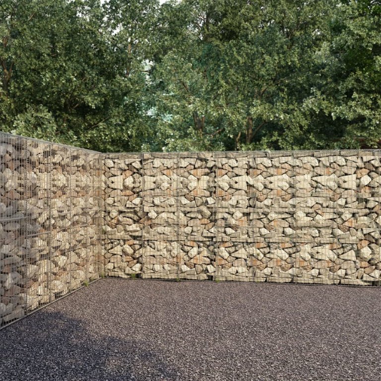 Perete gabion cu capace, 900 x 50 x 200 cm, oțel galvanizat