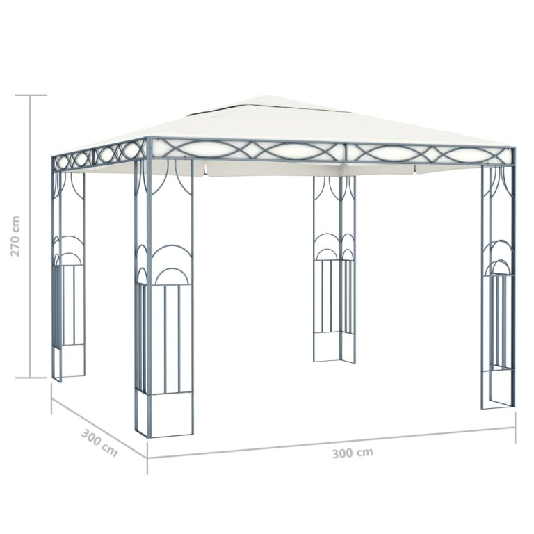 Pavilion, crem, 300 x 300 cm