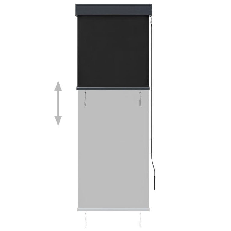 Jaluzea tip rulou de exterior, antracit, 60 x 250 cm