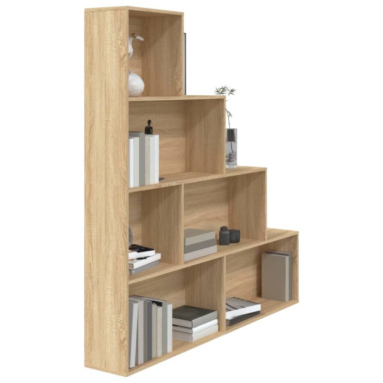 Bibliotecă/Separator stejar sonoma 155x24x160 cm lemn prelucrat