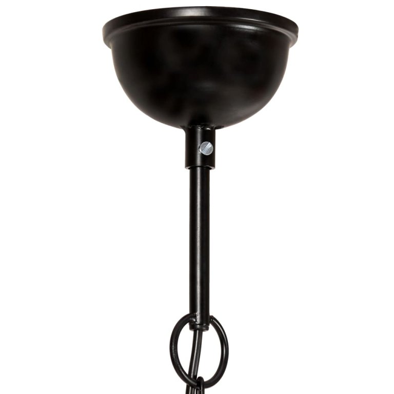 Lampă suspendată industrială, negru, 40 cm, 25 W, rotund, E27