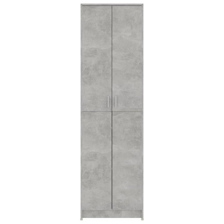 Șifonier de hol, gri beton, 55x25x189 cm, lemn prelucrat