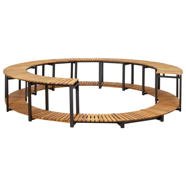 Mobilier de împrejmuire spa, 273x53 cm, lemn masiv de acacia