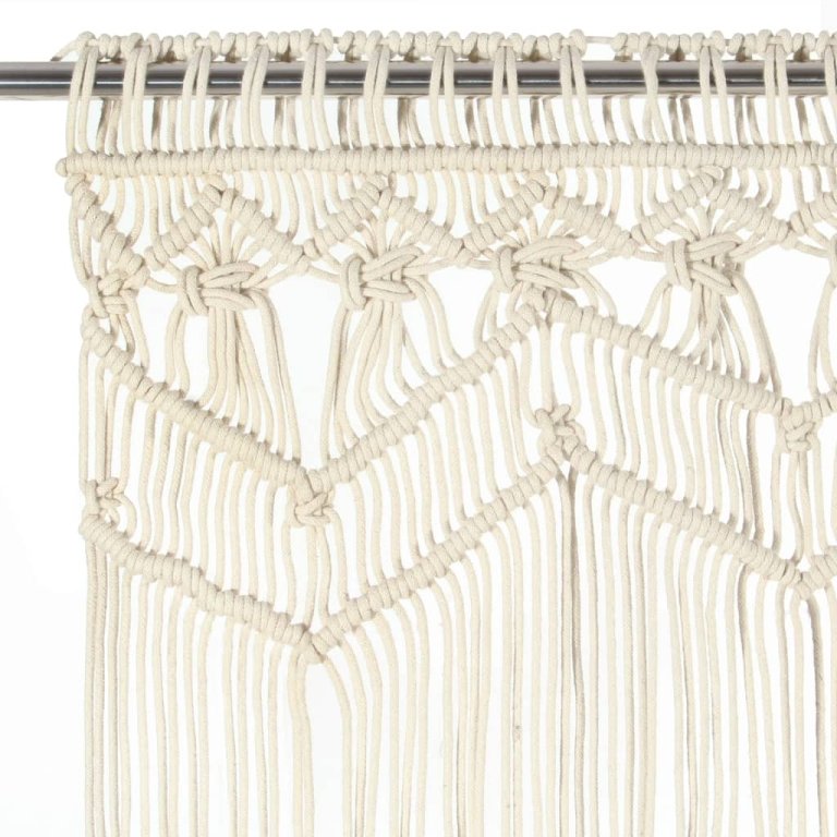 Perdea macrame, 140 x 240 cm, bumbac