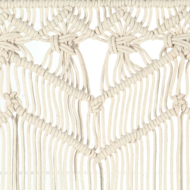 Perdea macrame, 140 x 240 cm, bumbac