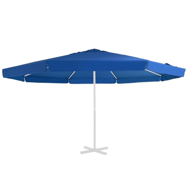 Pânză de schimb umbrelă soare exterior albastru azuriu 500 cm