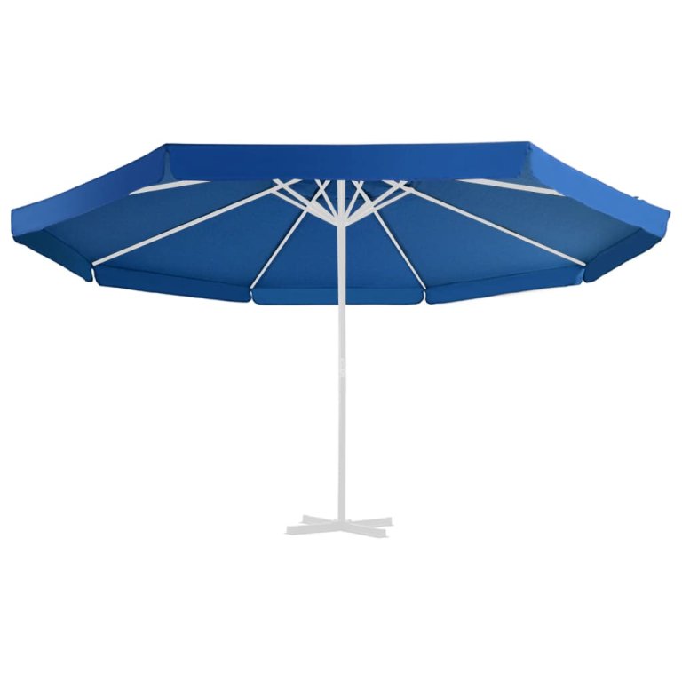 Pânză de schimb umbrelă soare exterior albastru azuriu 500 cm